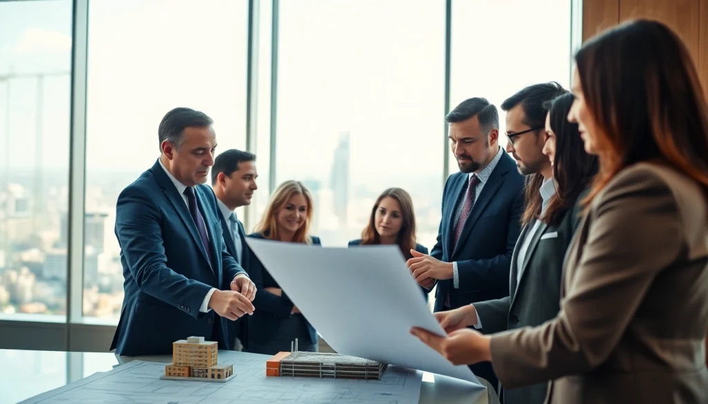 Promote construction advocacy carolinas with leaders discussing plans in a professional setting.