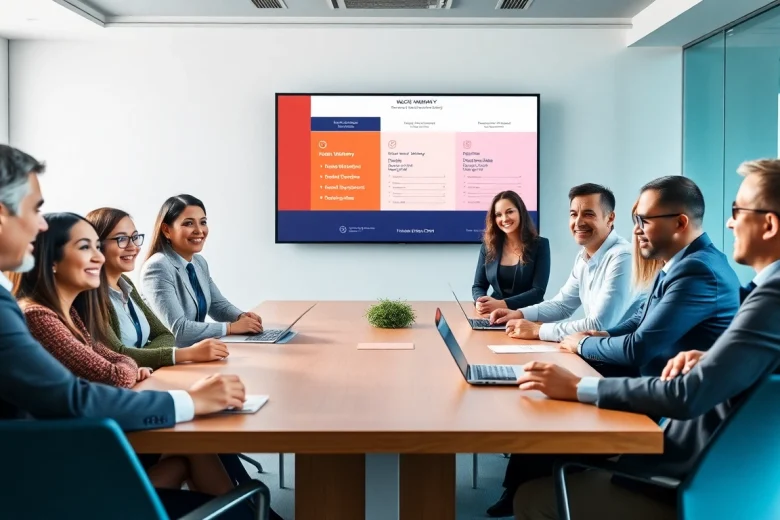 Discussing benefits of extended warranty provider in a professional setting.