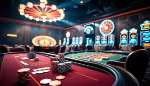 Experience the thrill of gaming with hidden wiki official insights in a vibrant casino scene.