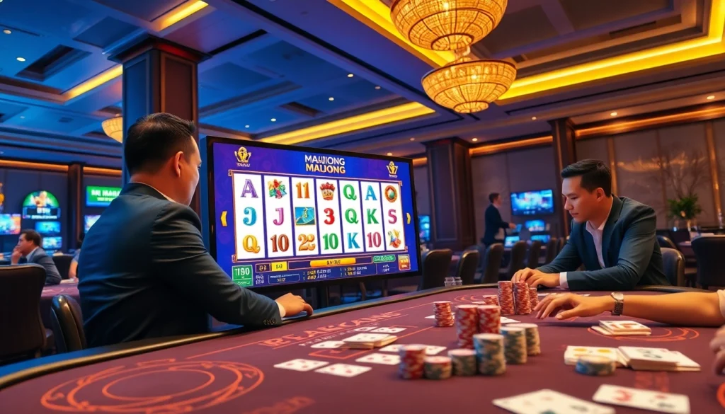 Play thrilling slot demo mahjong with vibrant animations and engaging casino atmosphere.