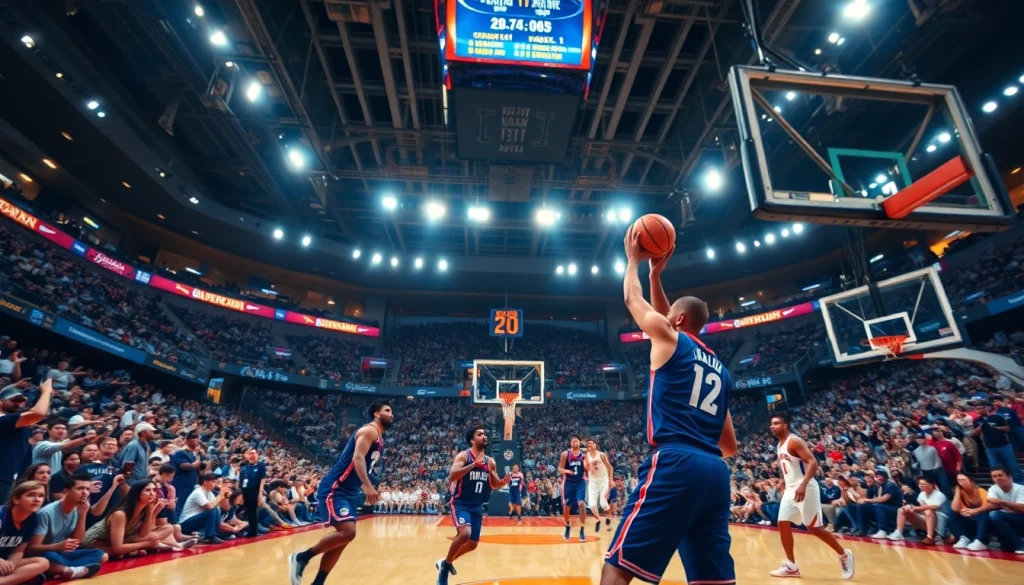 ดูบาสสด ที่น่าตื่นเต้นจากสนามกีฬา บรรยากาศที่มีแฟนคลับเชียร์อยู่ด้านข้าง