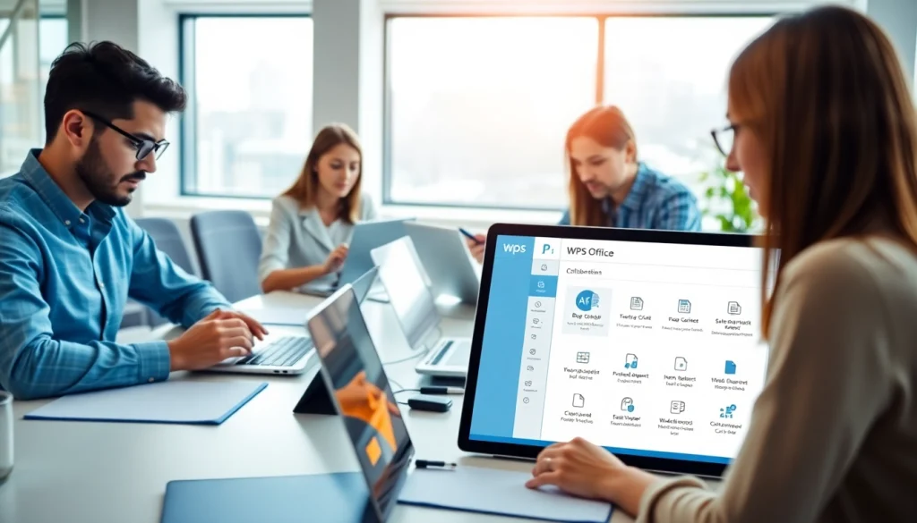 以专业人士使用WPS官网进行协作文档编辑为特色的引人入胜的工作空间。