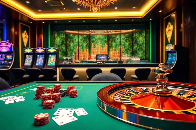 Experience the thrill of online gambling at XX88 with vibrant casino elements.