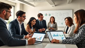 Enhance competitive intelligence for sales with a diverse sales team collaborating effectively.