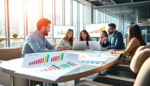 Find competitor pricing through a dynamic business meeting analyzing market strategies.