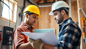 Engaged electrician apprenticeship hawaii student working on residential electric system.