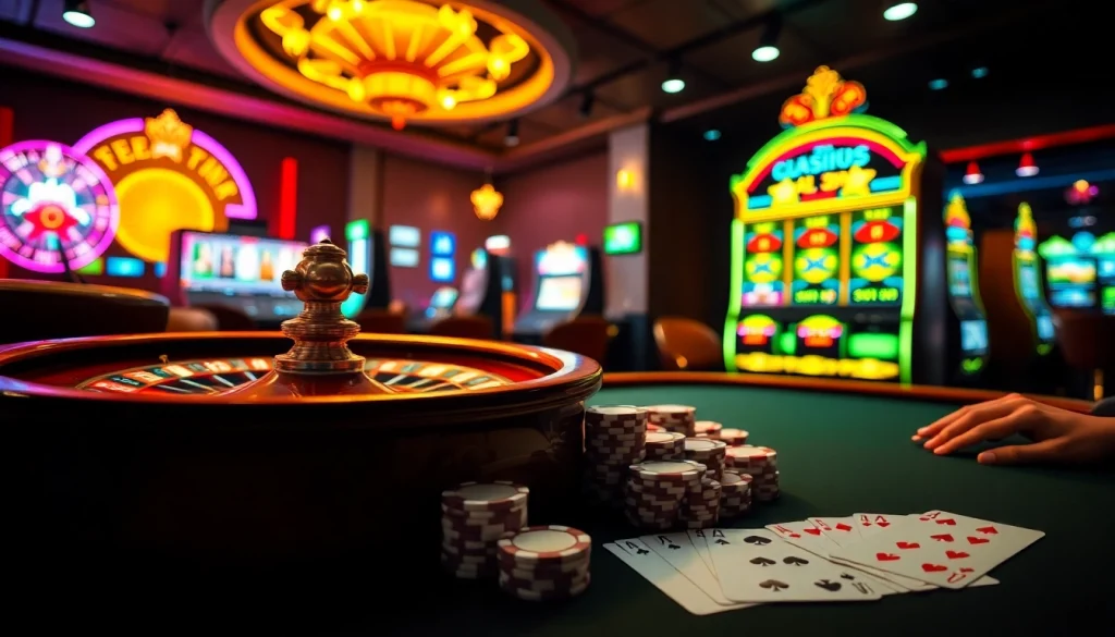 Impliquant les joueurs au meilleur casino en ligne 2026 avec des tables de casino captivantes et des éléments de jeu vibrants.