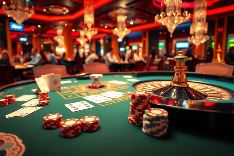 Gambling at a luxurious Casino table with MM88.br.com showcasing excitement and strategy