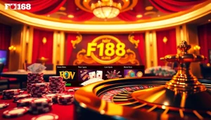 Engage in thrilling games at Nhà cái F168 with a vibrant casino atmosphere filled with excitement.