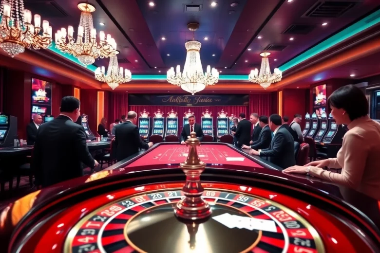Découvrez l'excitation du 'meilleur casino en ligne 2026' avec des tables de casino vibrantes et des joueurs professionnels.