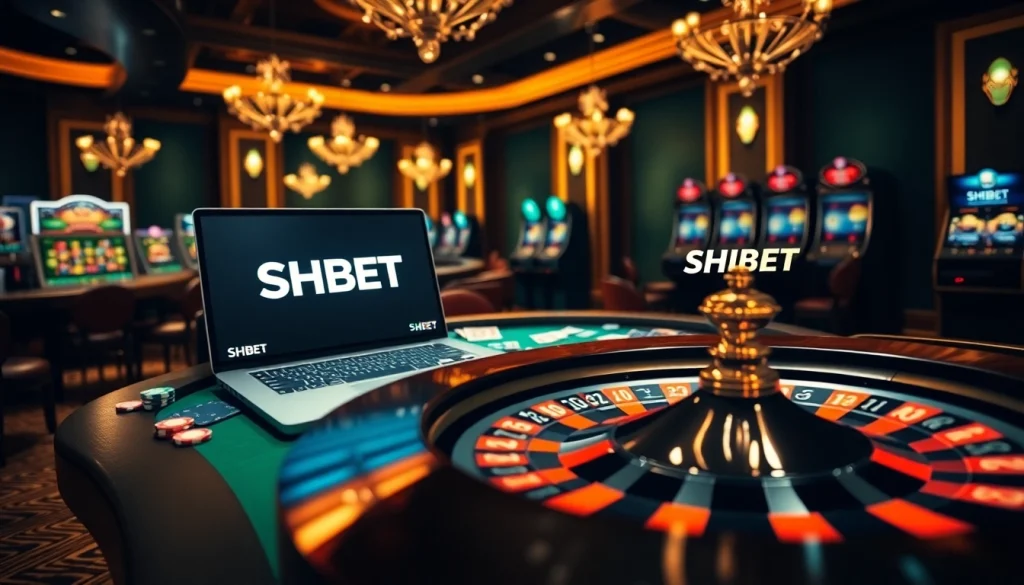 Experience the thrill of SHBET casino gaming with vibrant tables, exciting action, and professional ambiance.